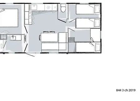 캠프장 Mobilhome Confort R10 Domaine De Lanniron